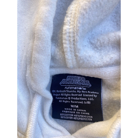 Funimation x My Hero Academia Izuku No.16 & Bakugo No. 16 Hoodie Size Medium - Picture 4 of 7